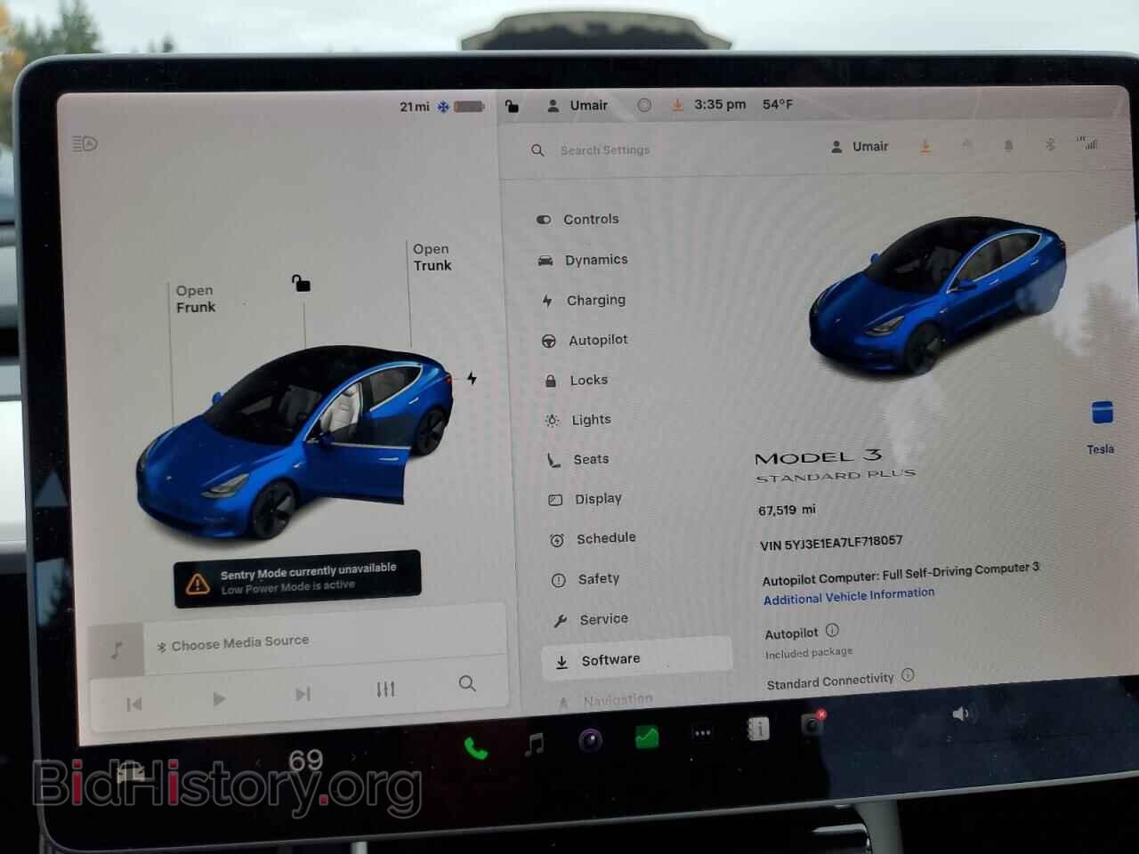 2020 TESLA MODEL 3 - VIN: 5YJ3E1EA7LF718057 - Фото 9