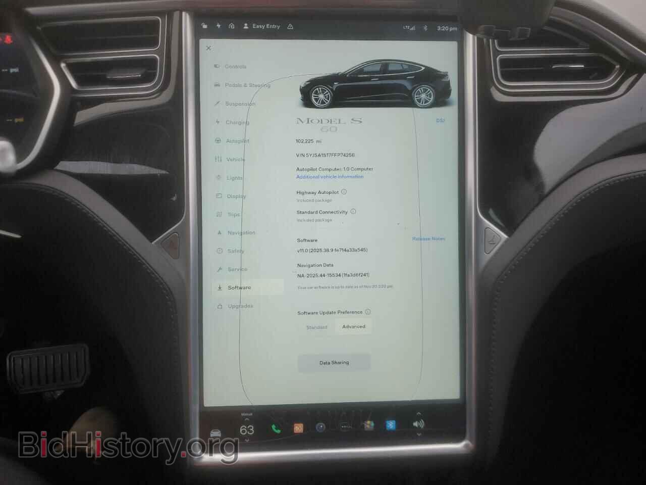 2015 TESLA MODEL S - VIN: 5YJSA1S17FFP74256 - Фото 9