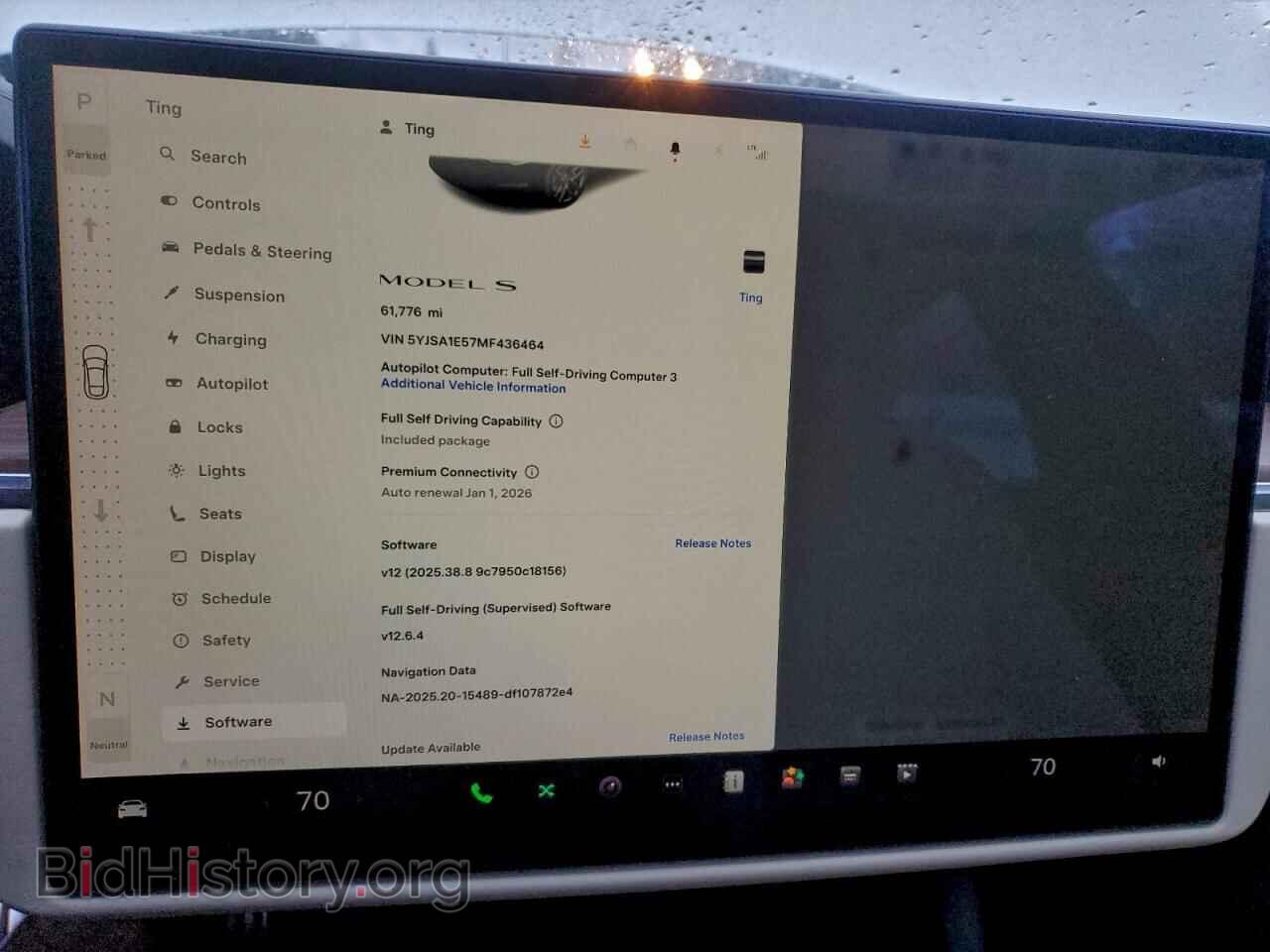 2021 TESLA MODEL S - VIN: 5YJSA1E57MF436464 - Photo 9