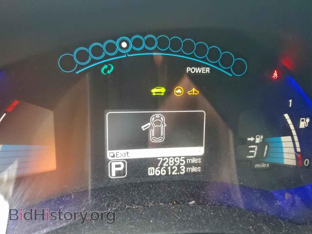 2012 NISSAN LEAF - VIN: 1N4AZ0CP5FC321872 - Фото 9