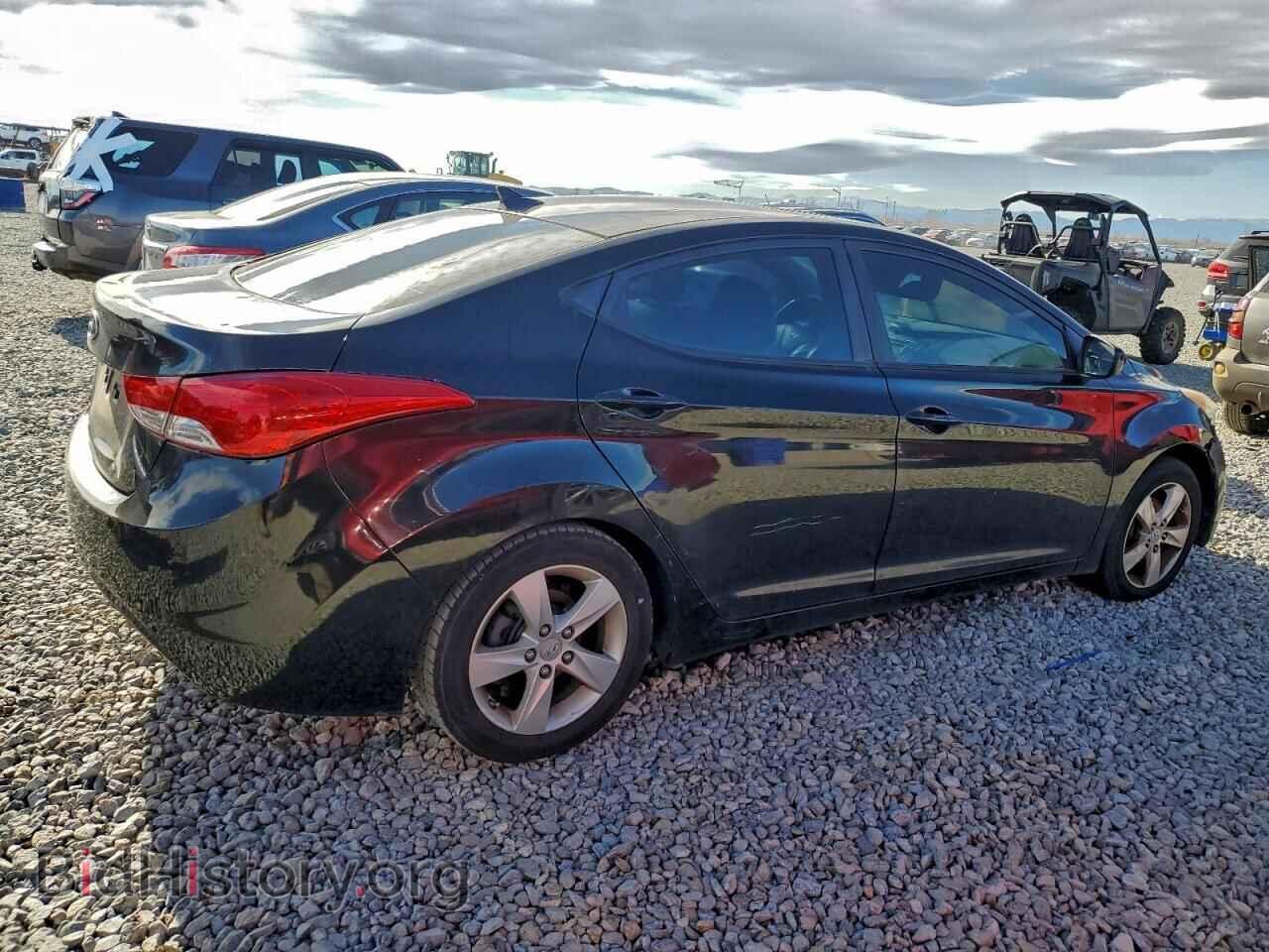 2012 HYUNDAI ELANTRA - VIN: 5NPDH4AE7CH070596 - Фото 3