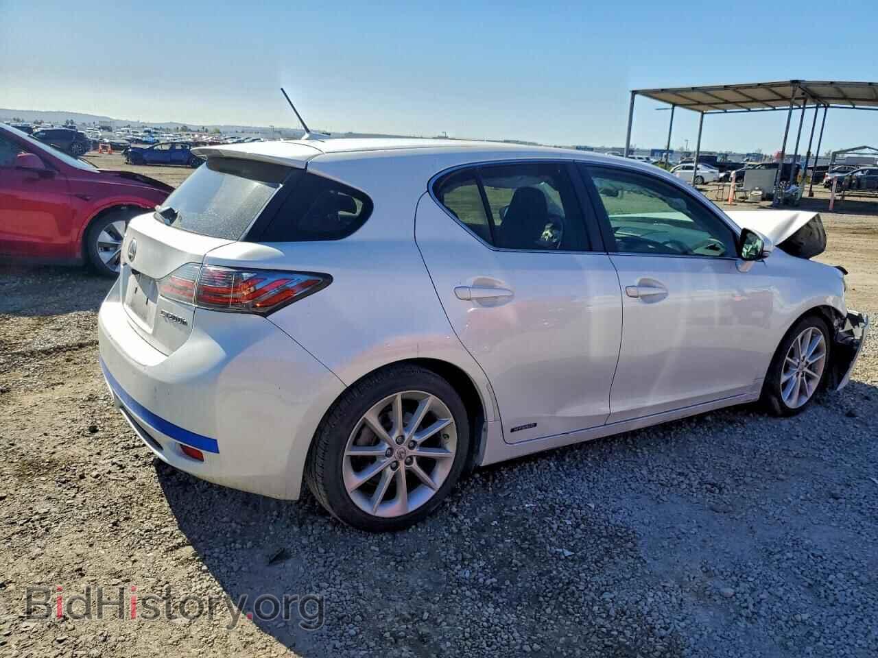 2012 LEXUS CT 200 - VIN: JTHKD5BH0C2050241 - Фото 3