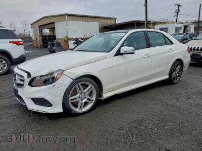 2014 Mercedes-Benz E-CLASS 350 4MATIC, white — VIN WDDHF8JB2EB052943, Copart