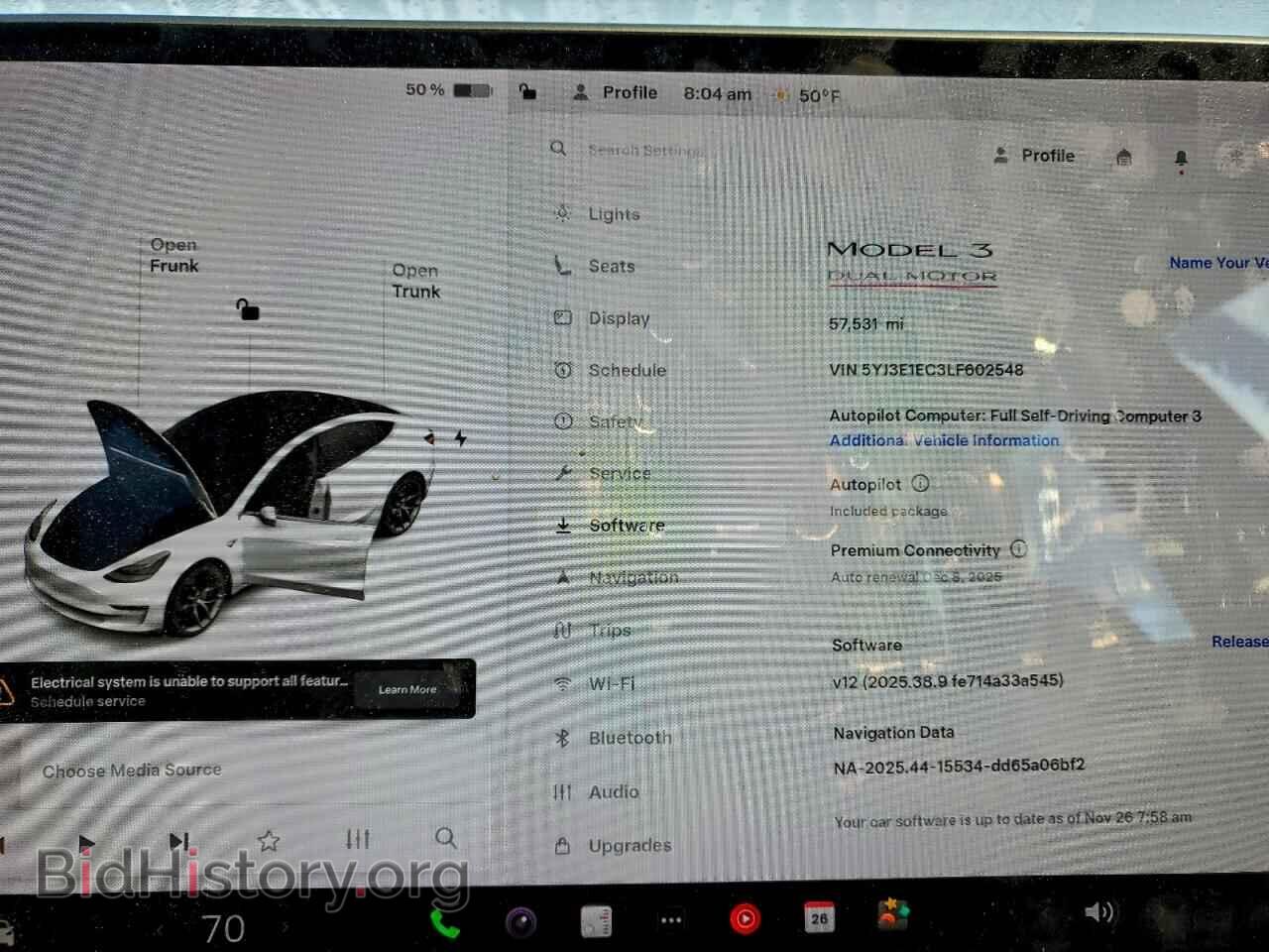 2020 TESLA MODEL 3 - VIN: 5YJ3E1EC3LF602548 - Фото 9