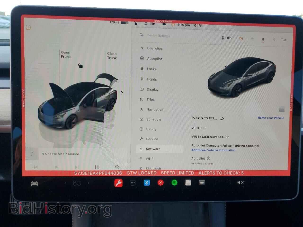 2023 TESLA MODEL 3 - VIN: 5YJ3E1EA4PF644036 - Photo 9