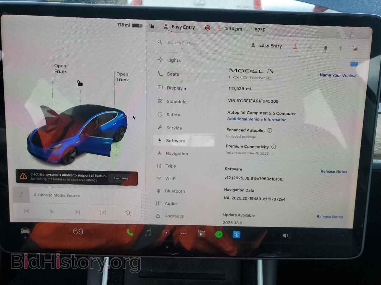2018 TESLA MODEL 3 - VIN: 5YJ3E1EA9JF045009 - Photo 9