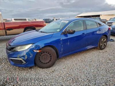 2019 Honda CIVIC LX, blue — VIN 2HGFC2F6XKH601537, Copart