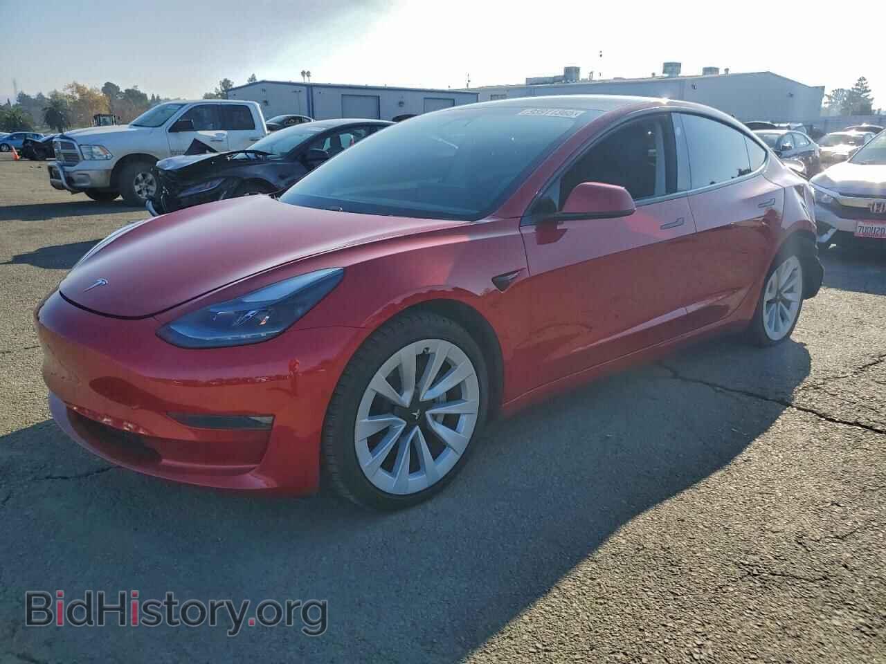 Фотография 5YJ3E1EA7MF077185 - TESLA MODEL 3 2021
