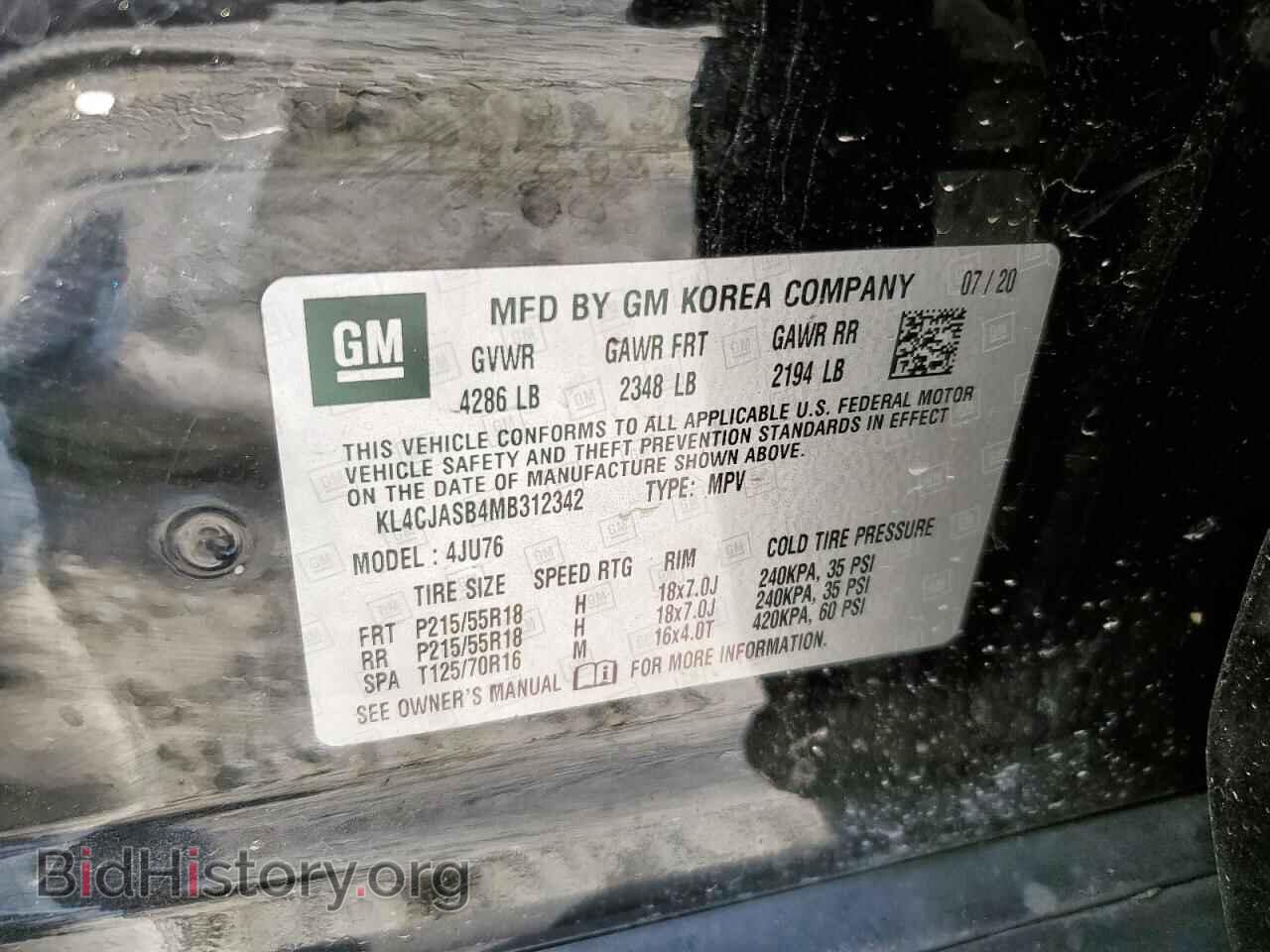 2021 BUICK ENCORE - VIN: KL4CJASB4MB312342 - Photo 12