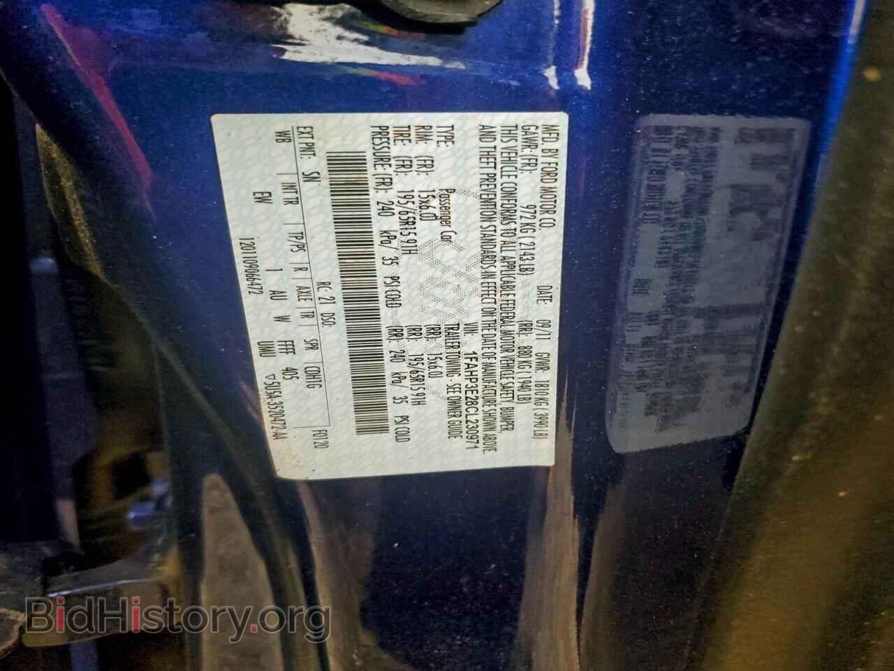2012 FORD FOCUS - VIN: 1FAHP3E28CL230971 - Photo 12