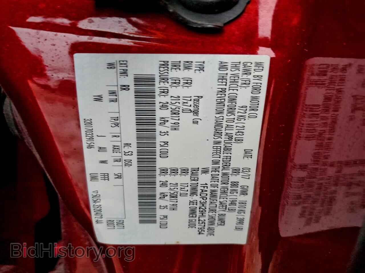 2017 FORD FOCUS - VIN: 1FADP3H29HL257954 - Фото 13