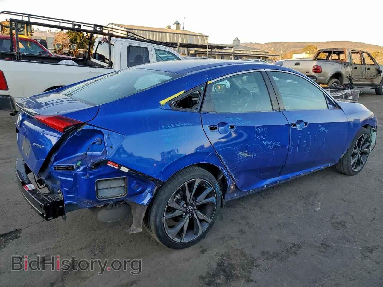 2021 HONDA CIVIC - VIN: 2HGFC2F85MH552042 - Фото 3