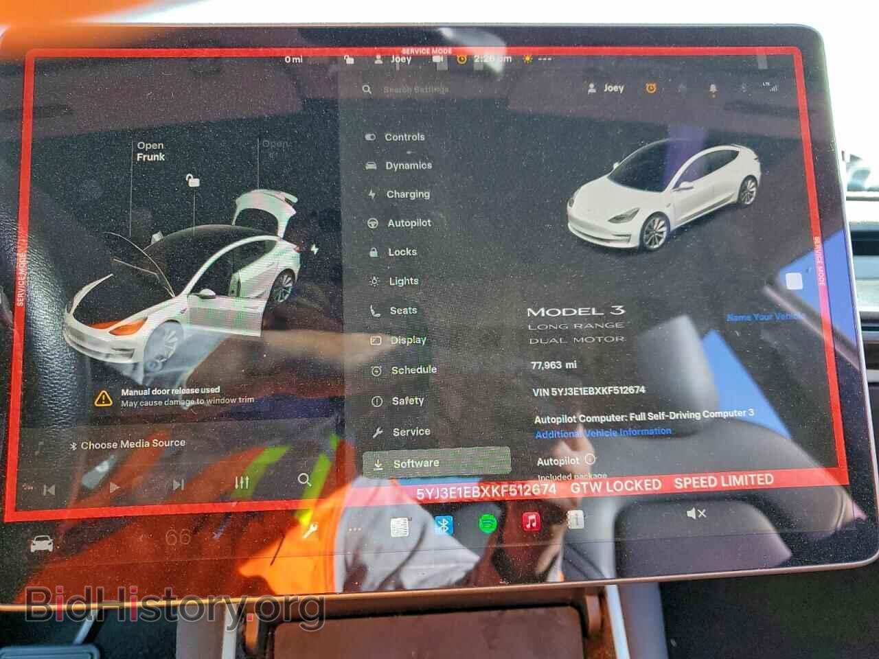 2019 TESLA MODEL 3 - VIN: 5YJ3E1EBXKF512674 - Фото 9