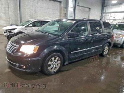 2011 Chrysler MINIVAN TOURING, черный — VIN 2A4RR5DG1BR633918, Copart