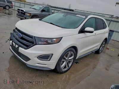 2015 Ford EDGE Sport, white — VIN 2FMPK4AP1FBB09145, Copart