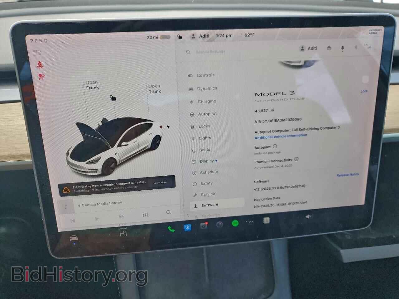 2021 TESLA MODEL 3 - VIN: 5YJ3E1EA3MF029098 - Фото 9