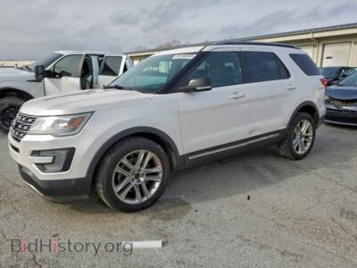 2017 Ford EXPLORER XLT, white — VIN 1FM5K8D83HGD83588, Copart