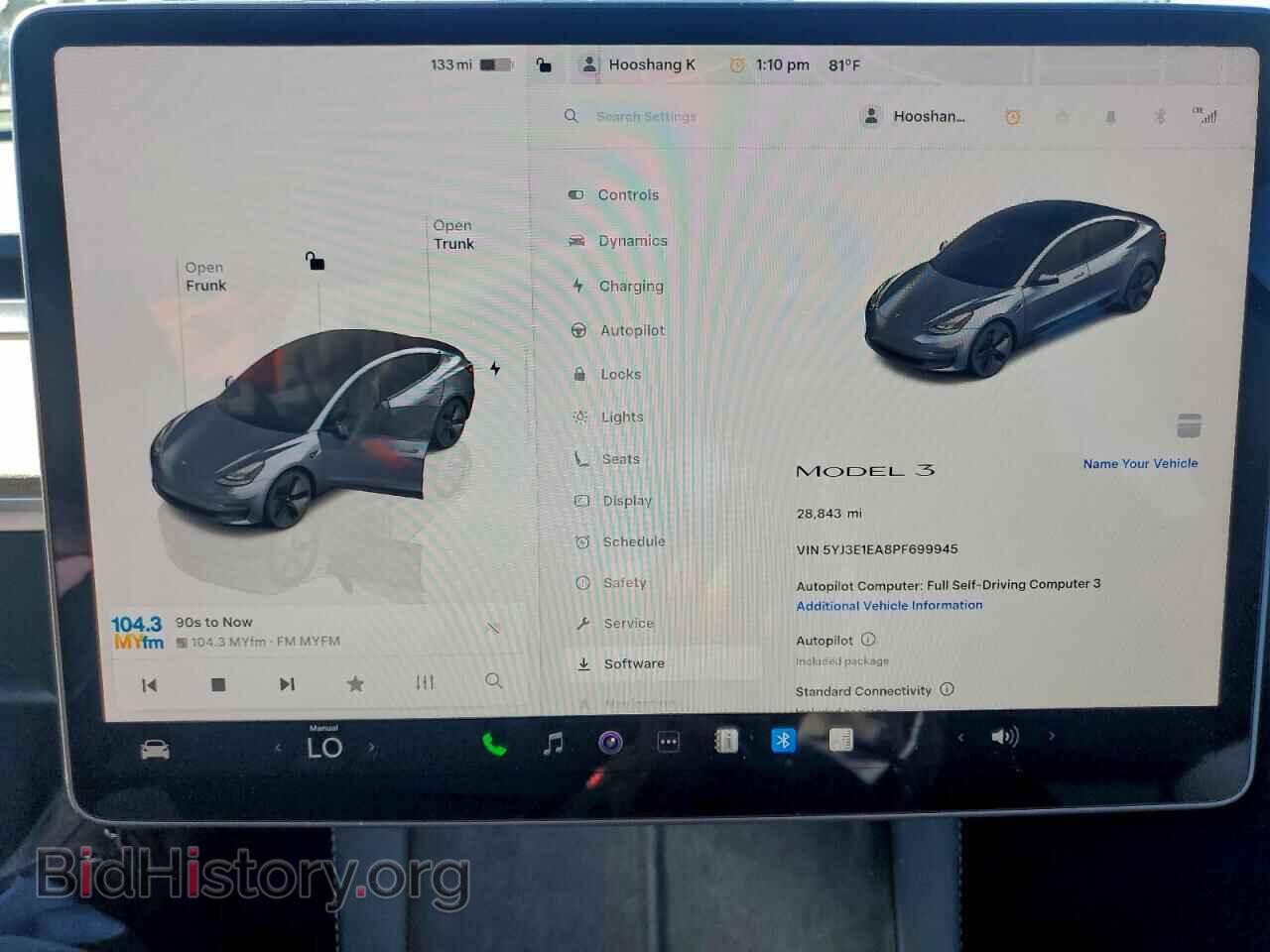 2023 TESLA MODEL 3 - VIN: 5YJ3E1EA8PF699945 - Фото 9