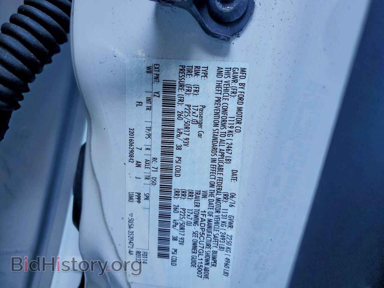 2016 FORD CMAX - VIN: 1FADP5CU7GL115007 - Фото 12