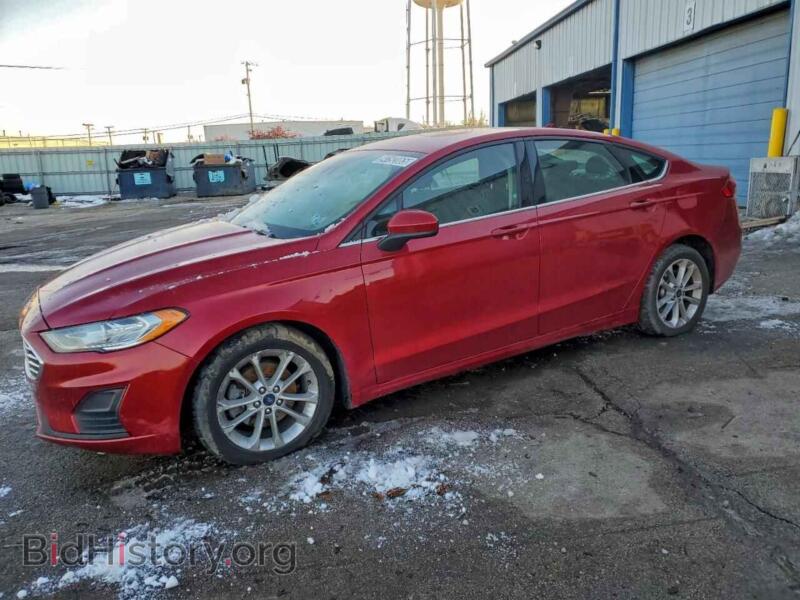 2020 Ford FUSION SE (VIN 3FA6P0LU5LR105891) — фото 1 из 12, Copart, повреждение: передняя часть