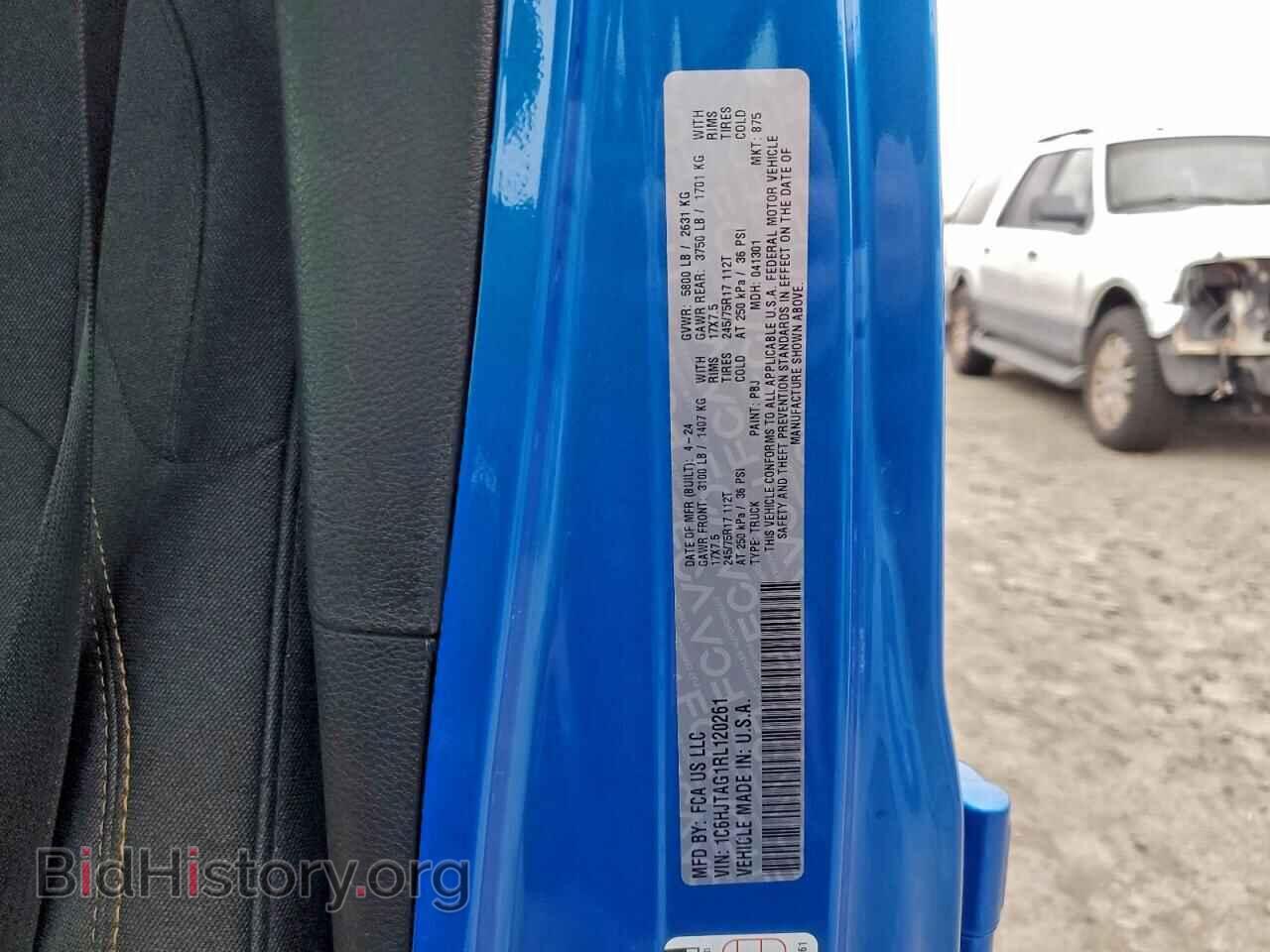 2024 JEEP GLADIATOR - VIN: 1C6HJTAG1RL120261 - Фото 12