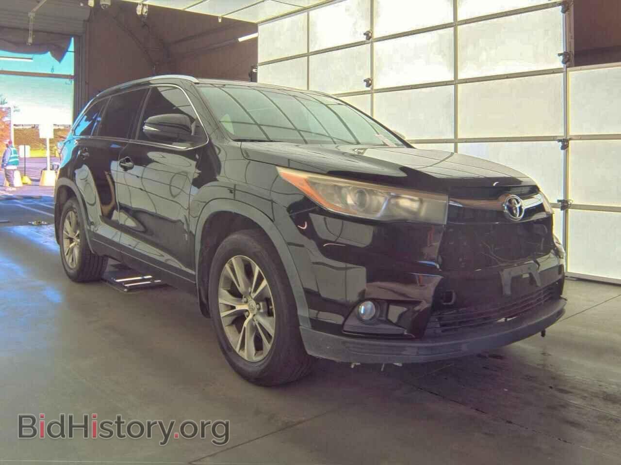 Photo 5TDJKRFH4FS106988 - TOYOTA HIGHLANDER 2015