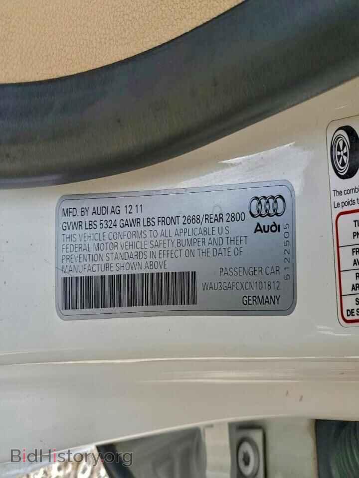 2012 AUDI A7 - VIN: WAU3GAFCXCN101812 - Фото 12