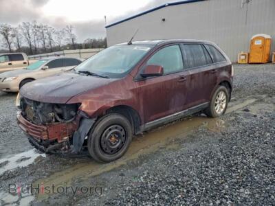 2010 Ford EDGE SEL, красный — VIN 2FMDK4JC8ABA87721, Copart