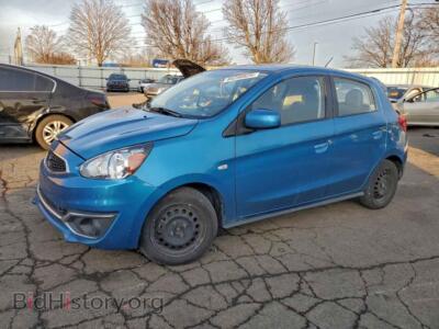 2018 Mitsubishi MIRAGE ES, синий — VIN ML32A3HJ6JH010204, Copart