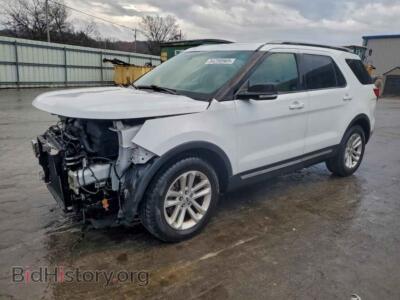 2017 Ford EXPLORER, white — VIN 1FM5K7D84HGB87850, Copart