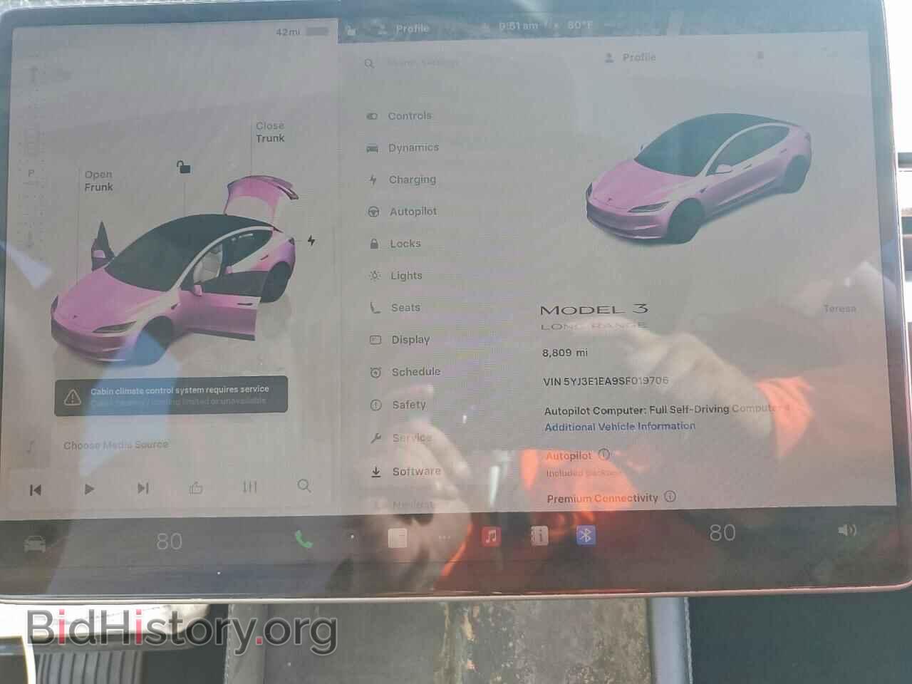 2025 TESLA MODEL 3 - VIN: 5YJ3E1EA9SF019706 - Photo 9