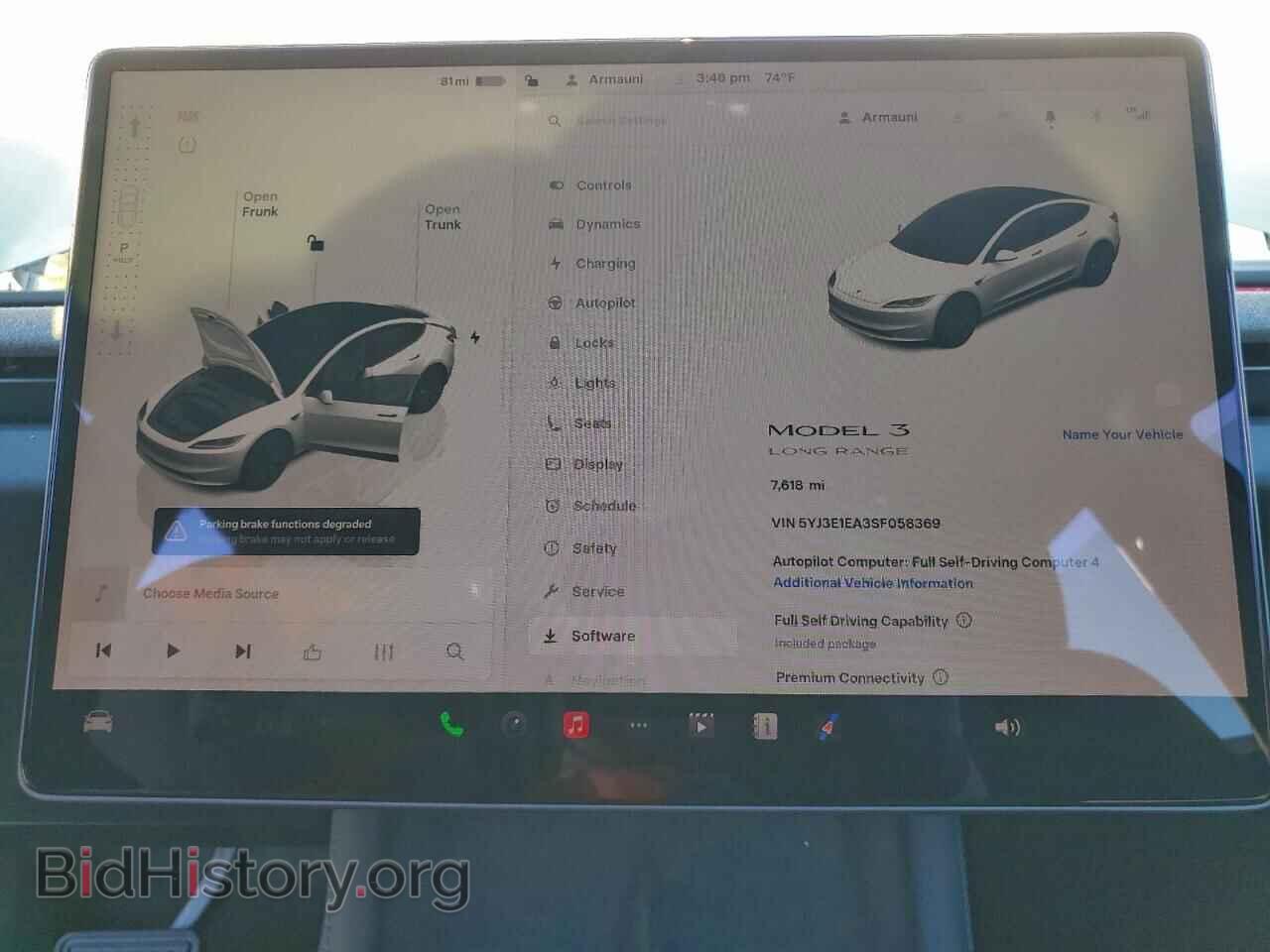 2025 TESLA MODEL 3 - VIN: 5YJ3E1EA3SF058369 - Photo 9
