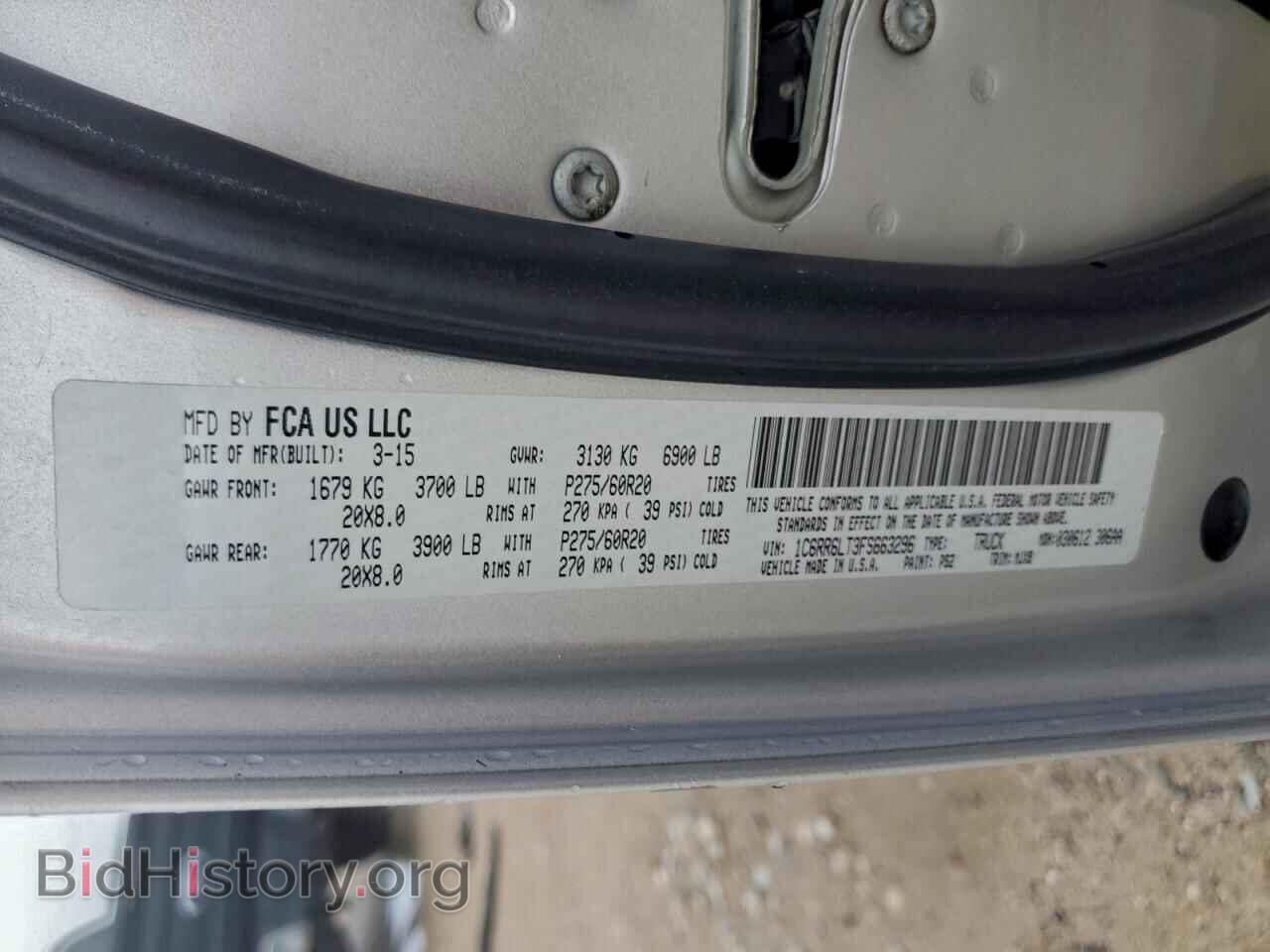 2015 RAM 1500 - VIN: 1C6RR6LT3FS663296 - Photo 12