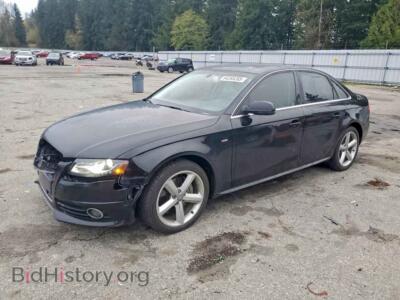2012 Audi A4 Premium Plus, black — VIN WAUFFAFL7CA115657, Copart
