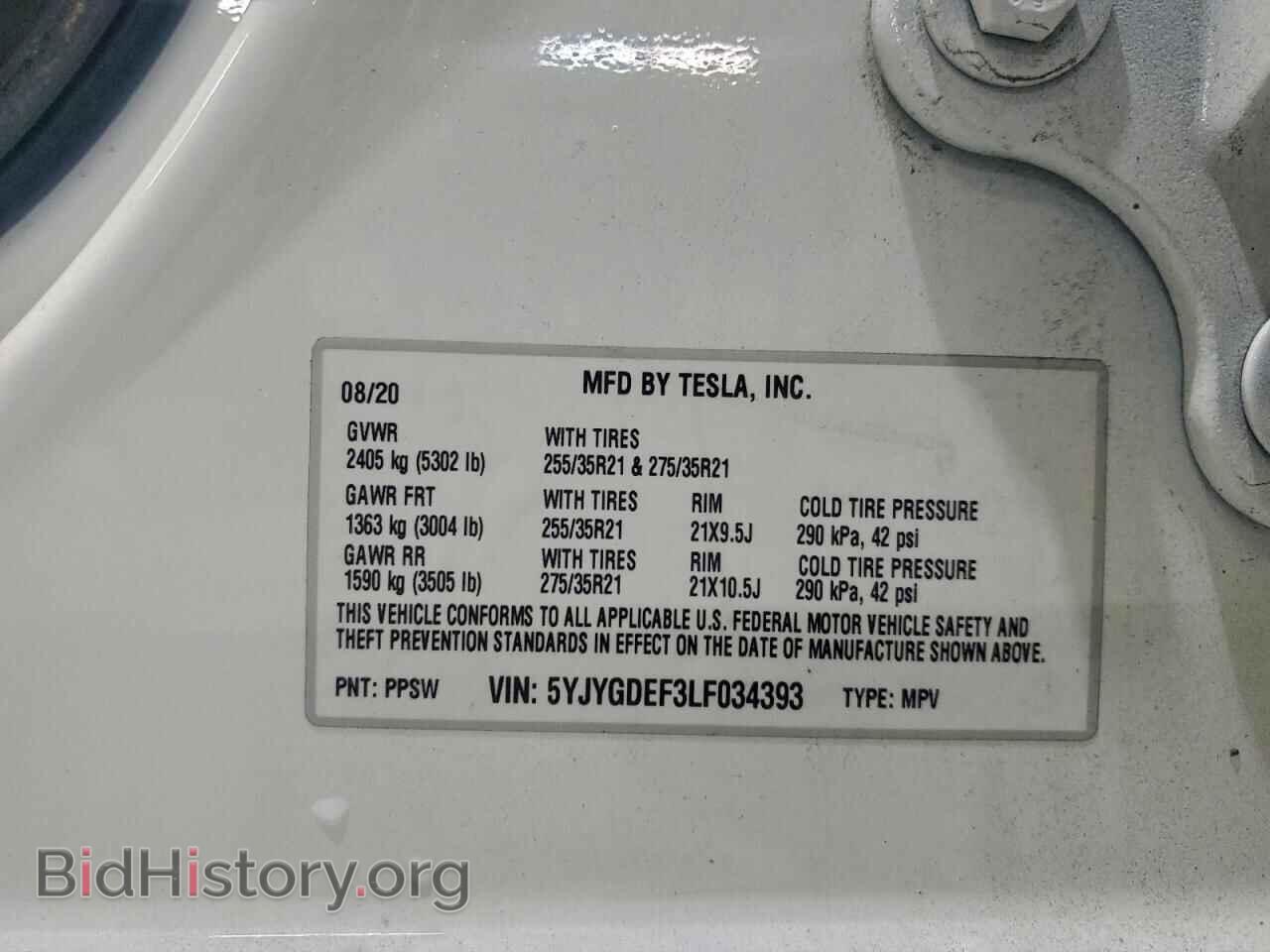 2020 TESLA MODEL Y - VIN: 5YJYGDEF3LF034393 - Фото 14