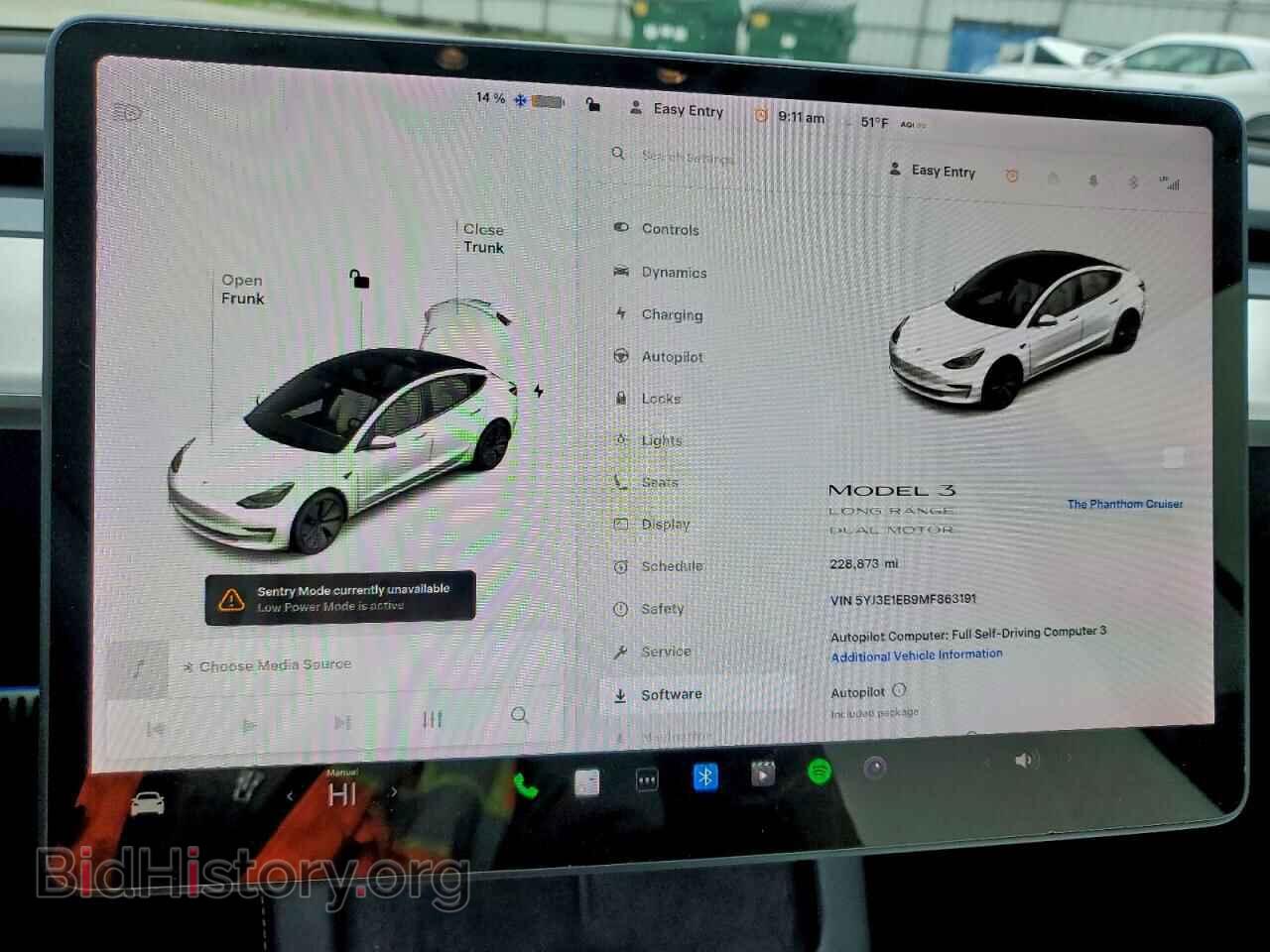 2021 TESLA MODEL 3 - VIN: 5YJ3E1EB9MF863191 - Photo 9