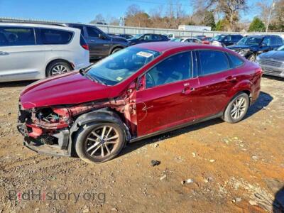2016 Ford FOCUS SE, maroon — VIN 1FADP3F20GL250232, Copart