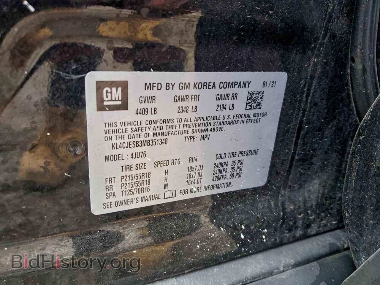 2021 BUICK ENCORE - VIN: KL4CJESB3MB351348 - Photo 13