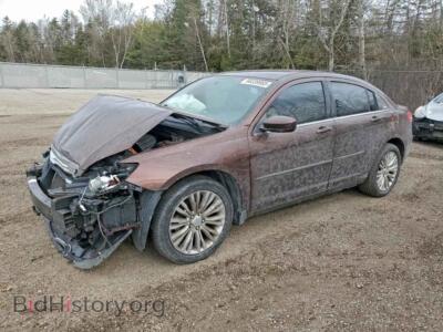 2012 Chrysler 200 TOURING, brown — VIN 1C3CCBBB1CN234819, Copart