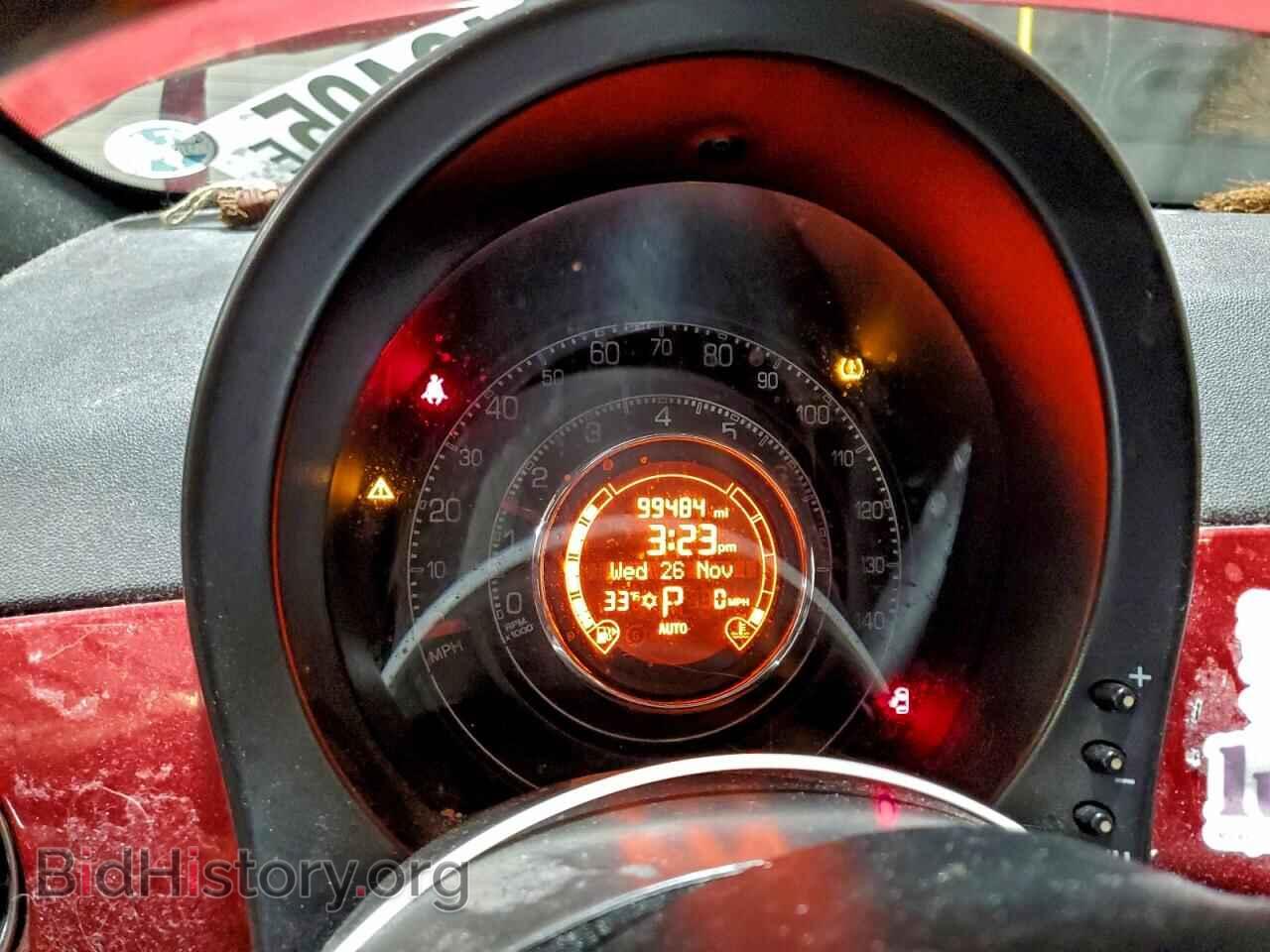 2012 FIAT 500 - VIN: 3C3CFFBR8CT339840 - Фото 9