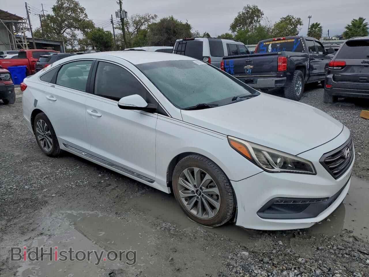 2017 HYUNDAI SONATA - VIN: 5NPE34AF3HH566708 - Фото 4