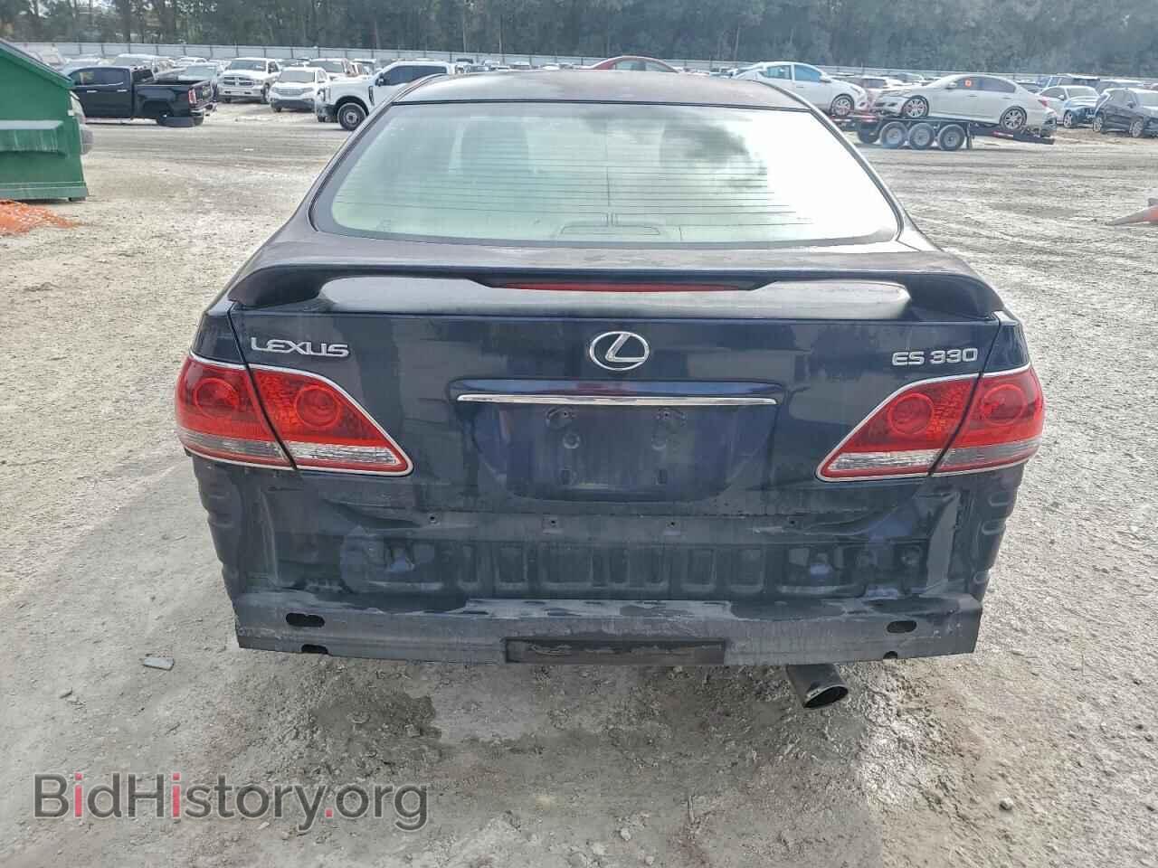 2005 LEXUS ES330 - VIN: JTHBA30G655099632 - Фото 6