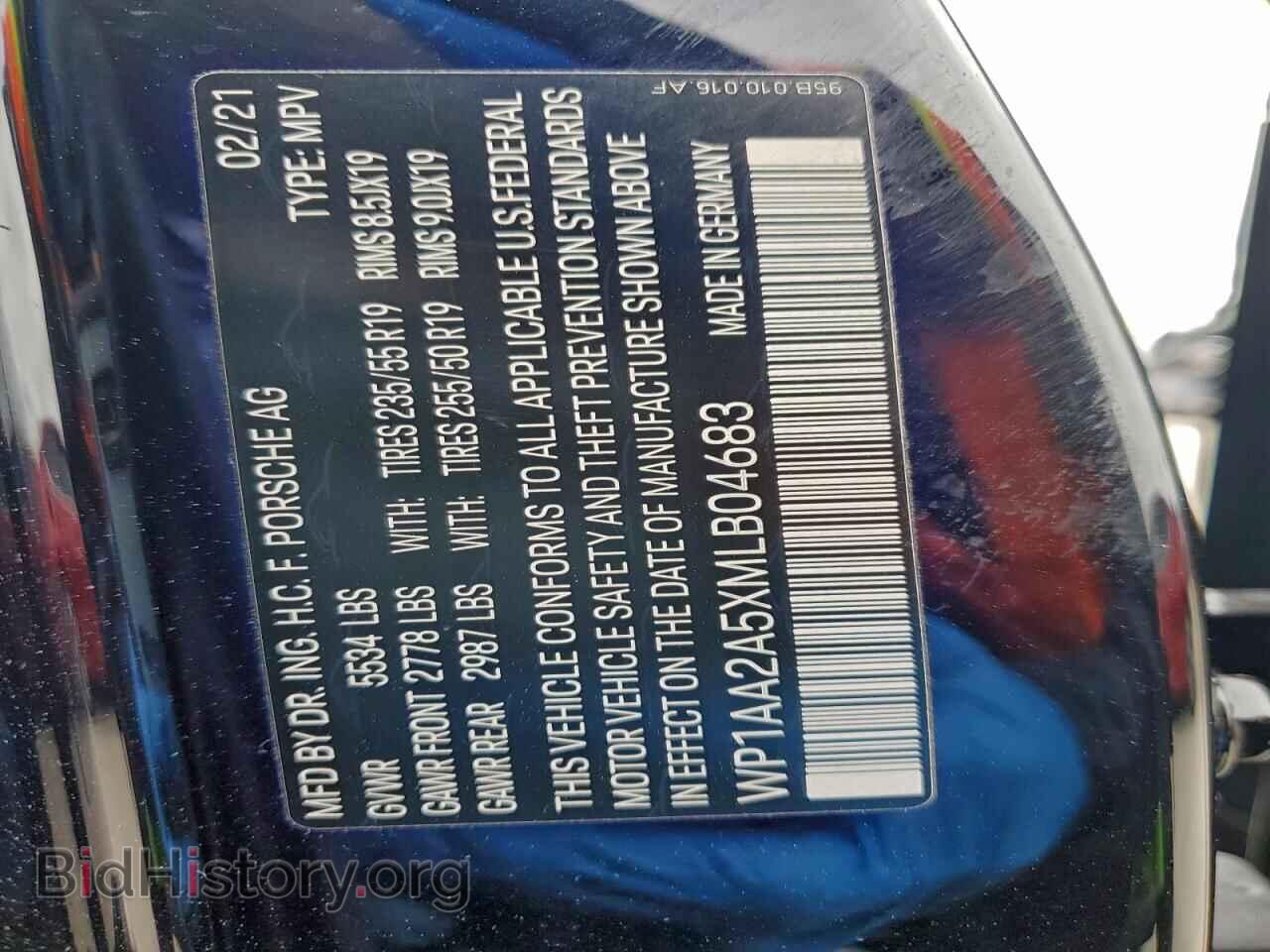 2021 PORSCHE MACAN - VIN: WP1AA2A5XMLB04683 - Photo 13