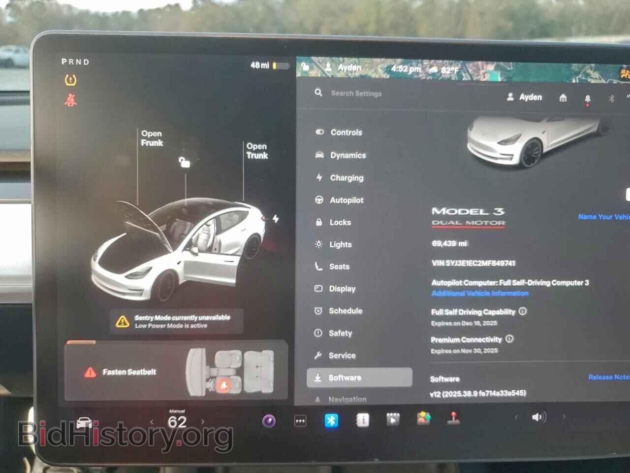 2021 TESLA MODEL 3 - VIN: 5YJ3E1EC2MF849741 - Фото 9