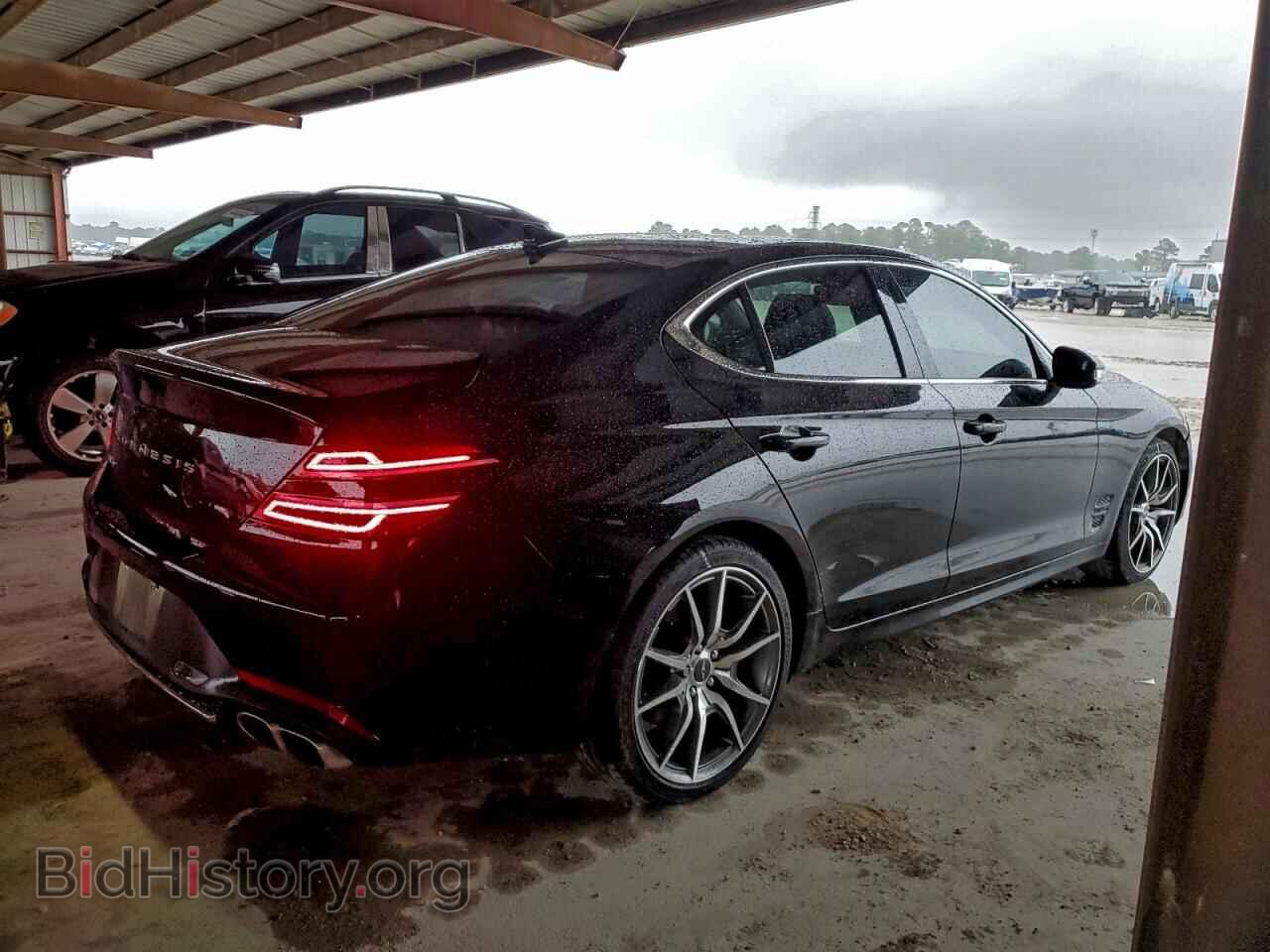2022 GENESIS G70 BASE - VIN: KMTG34TA9NU098092 - Фото 3