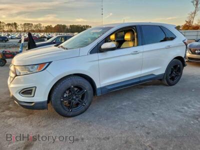 2018 Ford EDGE SEL, белый — VIN 2FMPK3J99JBC18358, Copart