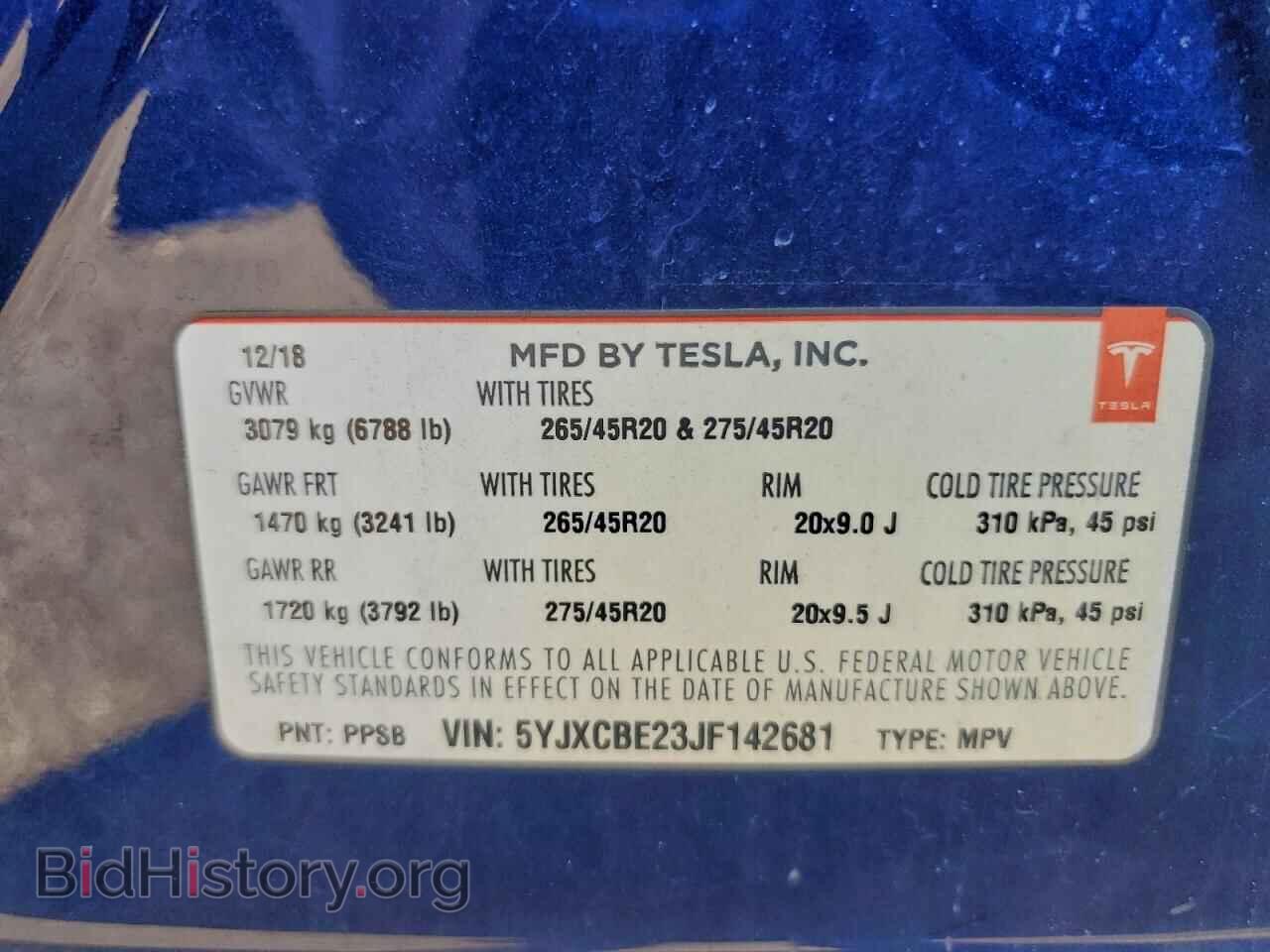 2018 TESLA MODEL X - VIN: 5YJXCBE23JF142681 - Photo 13