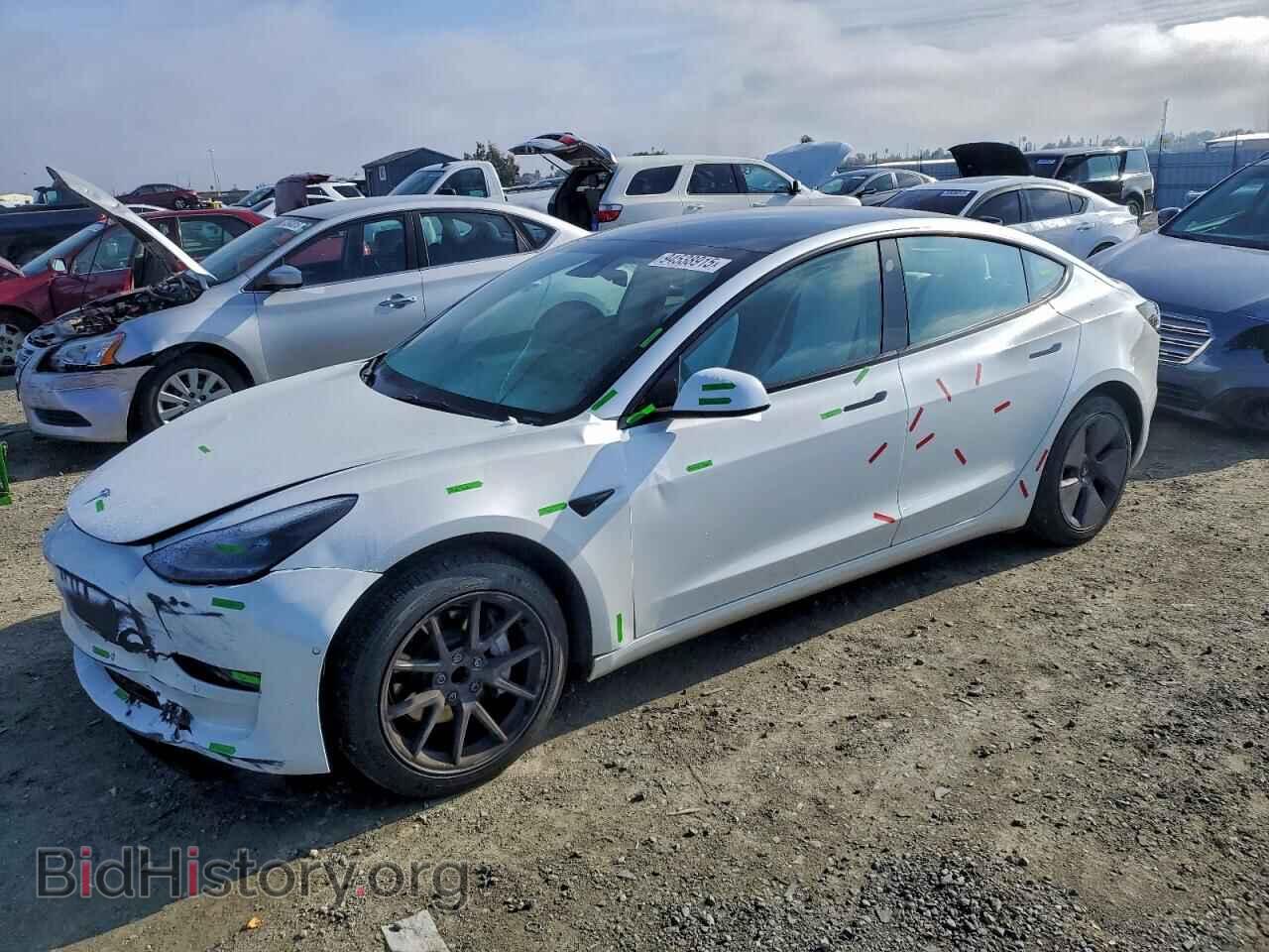Photo 5YJ3E1EA4NF362363 - TESLA MODEL 3 2022