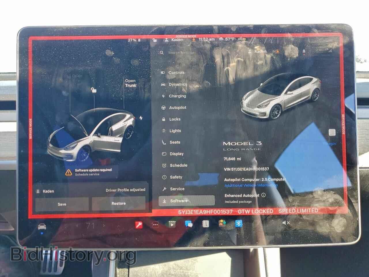 2017 TESLA MODEL 3 - VIN: 5YJ3E1EA9HF001537 - Photo 9
