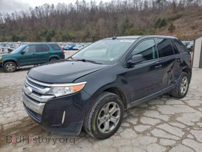 2013 Ford EDGE SEL, черный — VIN 2FMDK4JCXDBC28843, Copart